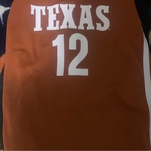 The brand basketball jersey color brown and white size m